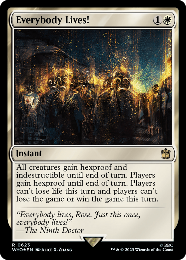 Everybody Lives! (WHO-623) - Doctor Who Foil