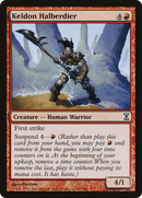 Keldon Halberdier (TSP-167) - Time Spiral Foil