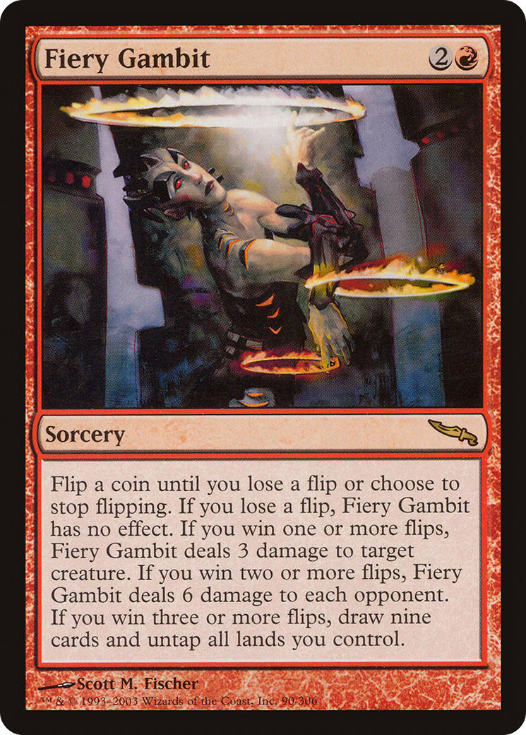 Fiery Gambit (MRD-090) - Mirrodin