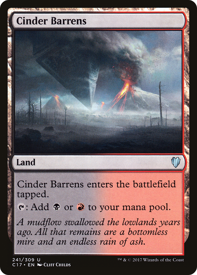 Cinder Barrens (C17-241) - Commander 2017
