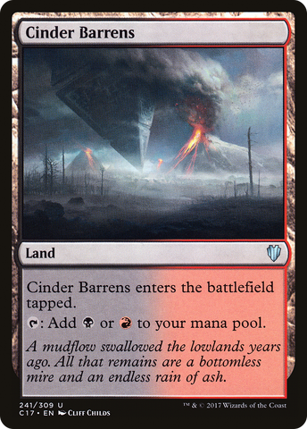 Cinder Barrens (C17-241) - Commander 2017