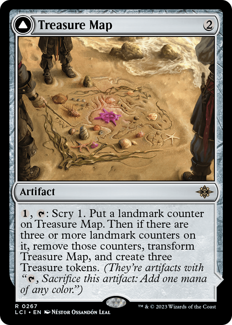 Treasure Map // Treasure Cove (LCI-267) - The Lost Caverns of Ixalan