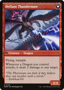 Invasion of Tarkir // Defiant Thundermaw (MOM-149) - March of the Machine Foil