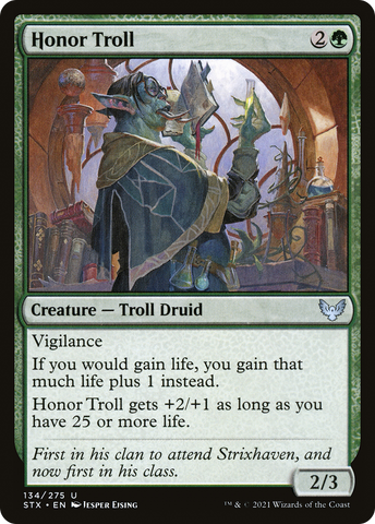 Honor Troll (STX-134) - Strixhaven: School of Mages