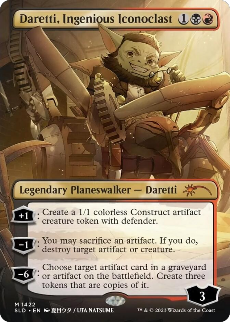 Daretti, Ingenious Iconoclast (SLD-1422★) - Secret Lair Drop (Borderless) Foil