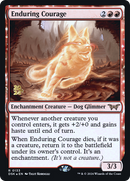 Enduring Courage (PRE-133) - Duskmourn: House of Horror Promos: (enchantment) Foil