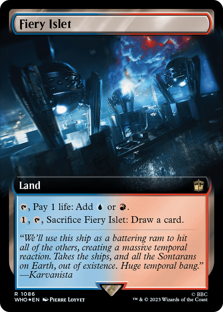 Fiery Islet (WHO-1086) - Doctor Who: (Extended Art) Foil