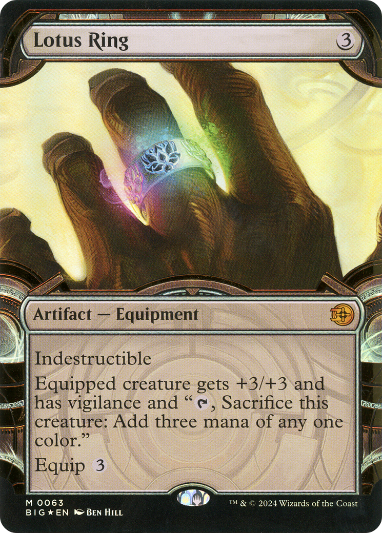 Lotus Ring (BIG-063) - The Big Score: (Showcase) Foil