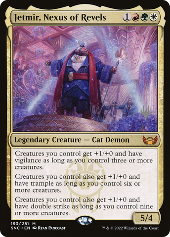 Jetmir, Nexus of Revels (PPSNC-193P) - Streets of New Capenna Promos Foil