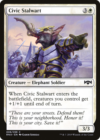 Civic Stalwart (RNA-006) - Ravnica Allegiance