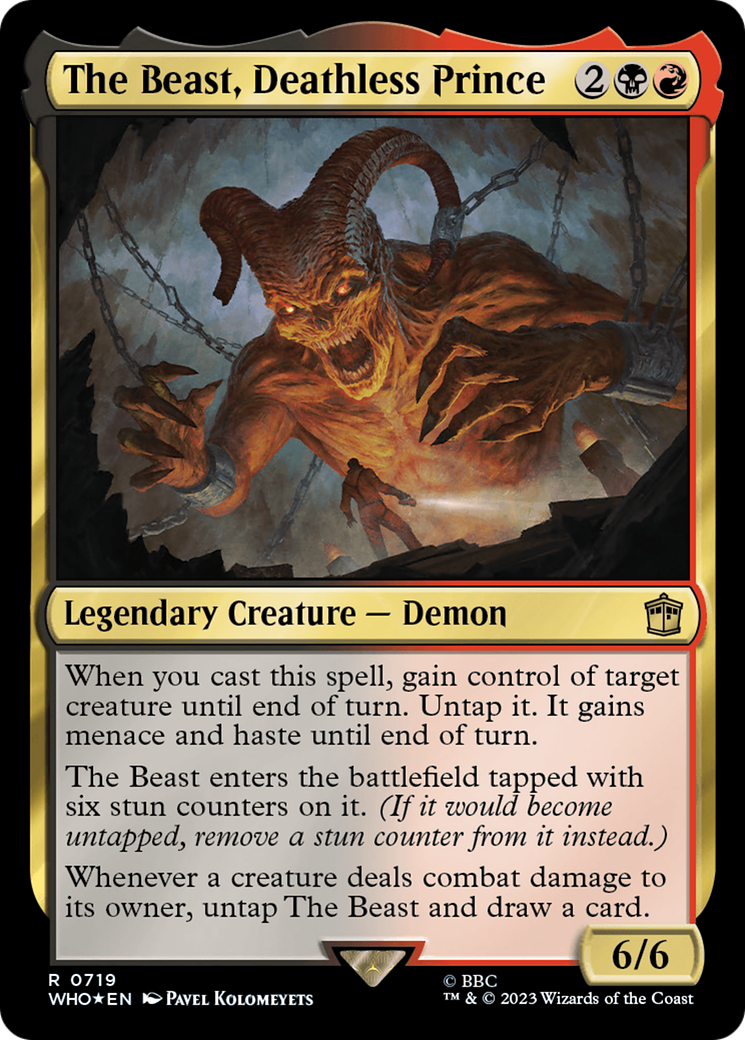 The Beast, Deathless Prince (WHO-719) - Doctor Who Foil