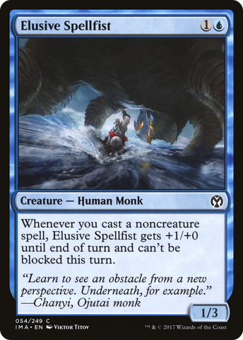Elusive Spellfist (IMA-054) - Iconic Masters Foil