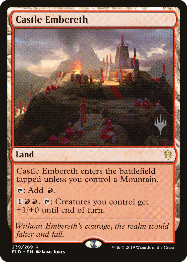 Castle Embereth (PPELD-239) - Throne of Eldraine Promos Foil