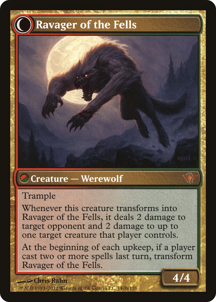 Huntmaster of the Fells // Ravager of the Fells (DKA-140) - Dark Ascension: (Double Faced Transform)
