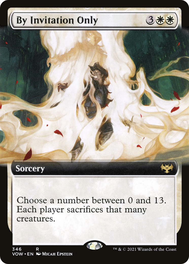 By Invitation Only (VOW-346) - Innistrad: Crimson Vow: (Extended Art)