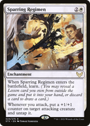 Sparring Regimen (STX-029) - Strixhaven: School of Mages Foil