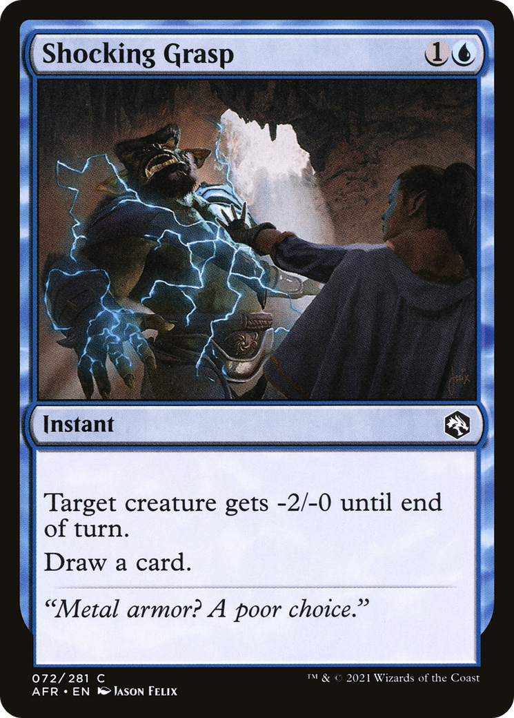 Shocking Grasp (AFR-072) - Adventures in the Forgotten Realms Foil