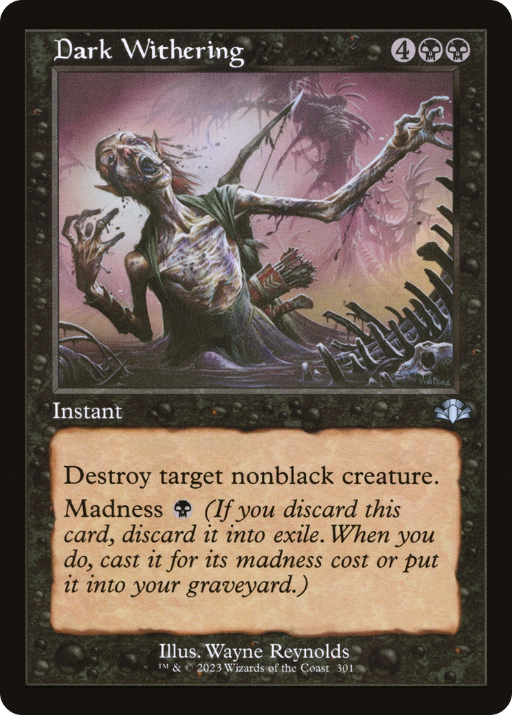 Dark Withering (DMR-301) - Dominaria Remastered Foil