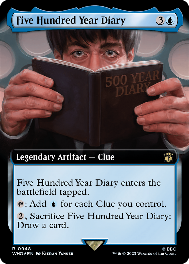 Five Hundred Year Diary (WHO-948) - Doctor Who: (Extended Art) Foil