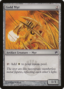 Gold Myr (SOM-157) - Scars of Mirrodin Foil