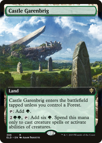 Castle Garenbrig (ELD-388) - Throne of Eldraine: (Extended Art)