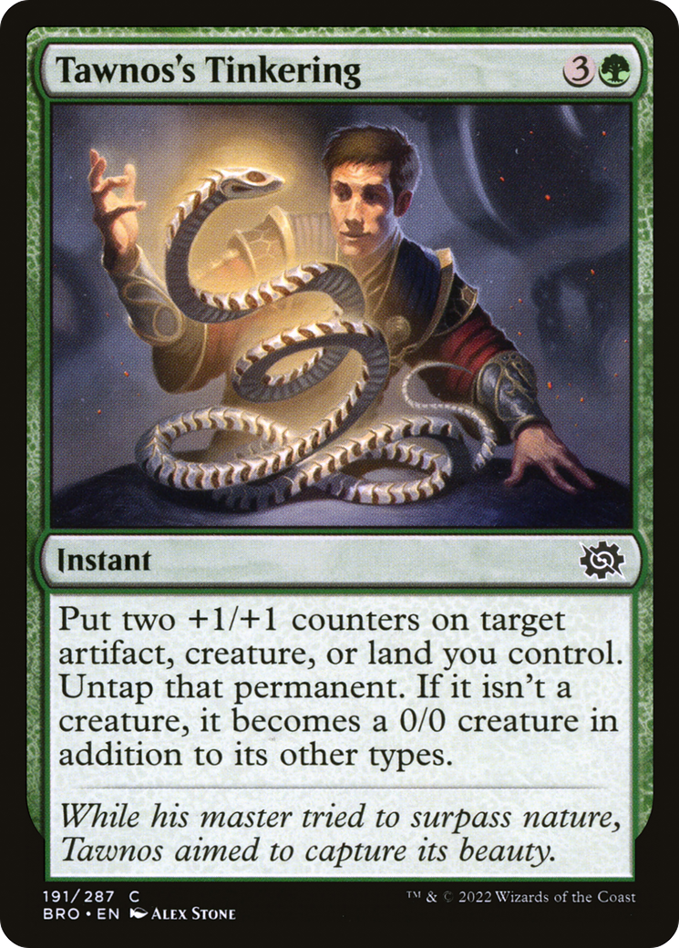 Tawnos's Tinkering (BRO-191) - The Brothers' War Foil