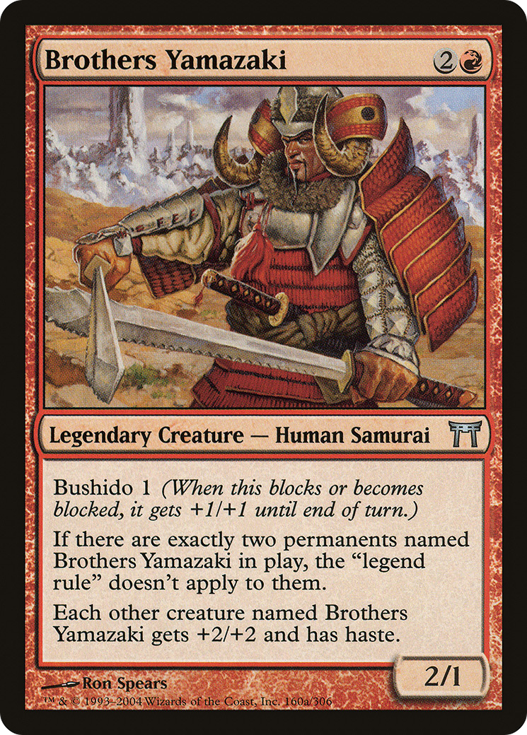 Brothers Yamazaki (CHK-160A) - Champions of Kamigawa Foil