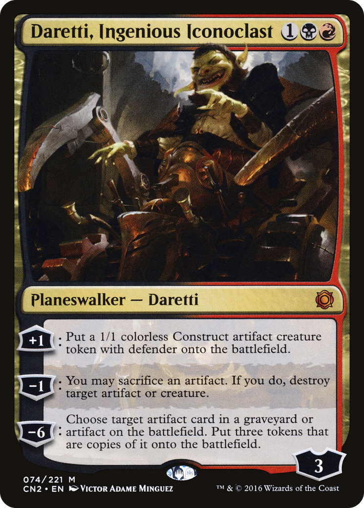 Daretti, Ingenious Iconoclast (CN2-074) - Conspiracy: Take the Crown