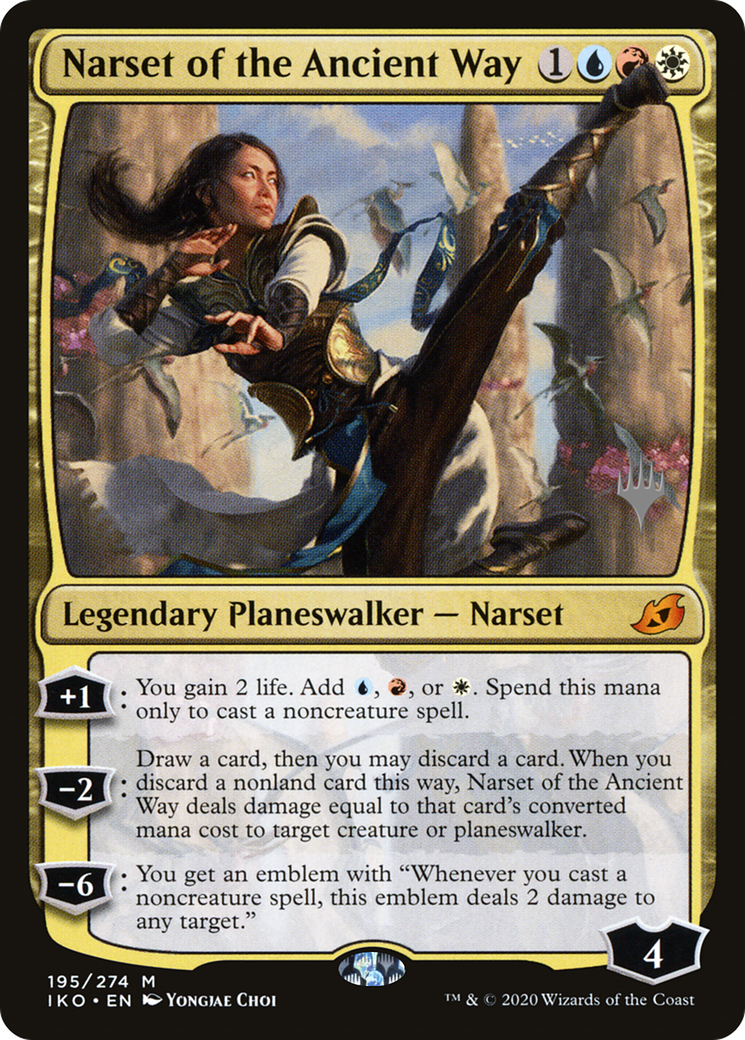 Narset of the Ancient Way (PPIKO-195) - Ikoria: Lair of Behemoths Promos Foil