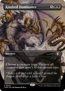 Kindred Dominance (CMM-640) - Commander Masters (Borderless) Foil