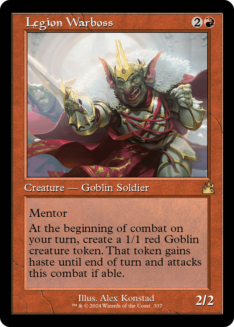 Legion Warboss (RVR-337) - Ravnica Remastered Foil