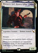 Massacre Girl, Known Killer (MKM-380) - Murders at Karlov Manor: (Showcase) Foil