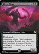 Blight Titan (MOC-112) - March of the Machine Commander: (Extended Art) Foil