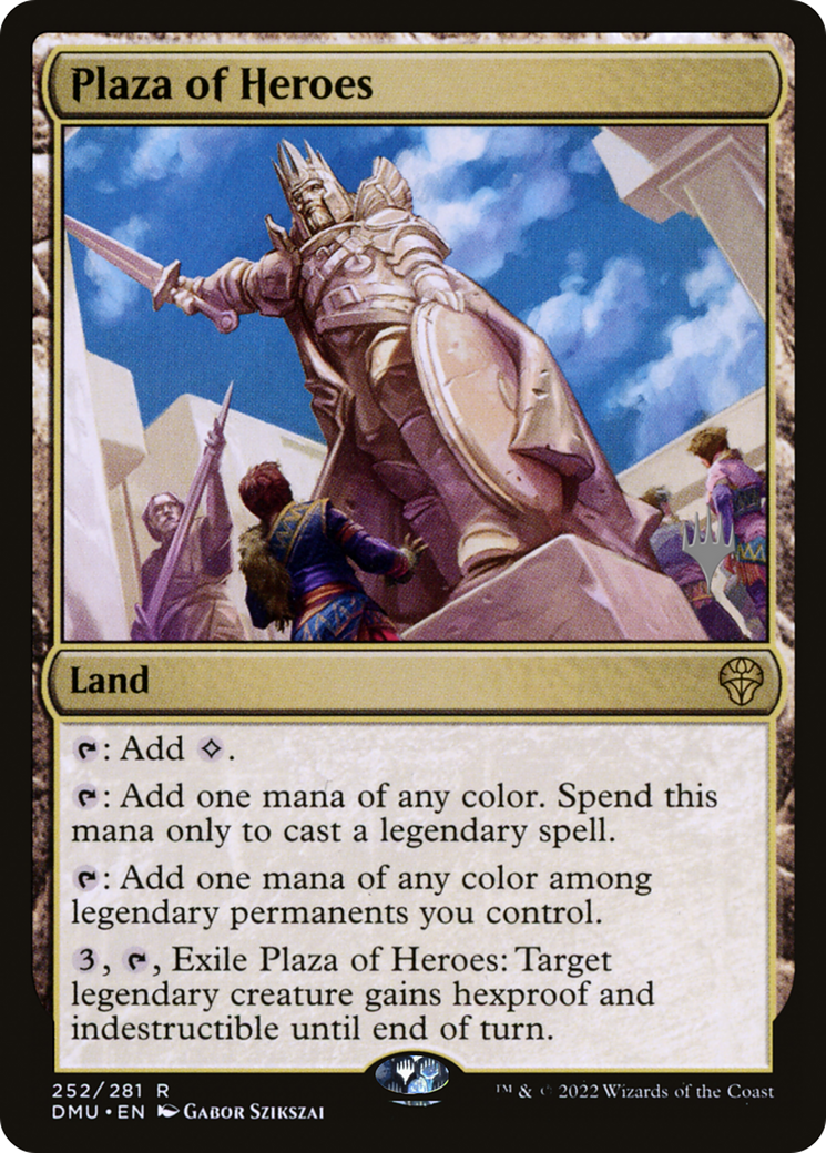 Plaza of Heroes (PPDMU-252P) - Dominaria United Promos