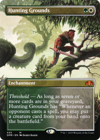 Hunting Grounds (DMR-445) - Dominaria Remastered (Borderless)