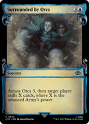 Surrounded by Orcs (LTR-524) - The Lord of the Rings: Tales of Middle-earth: (Showcase) Foil
