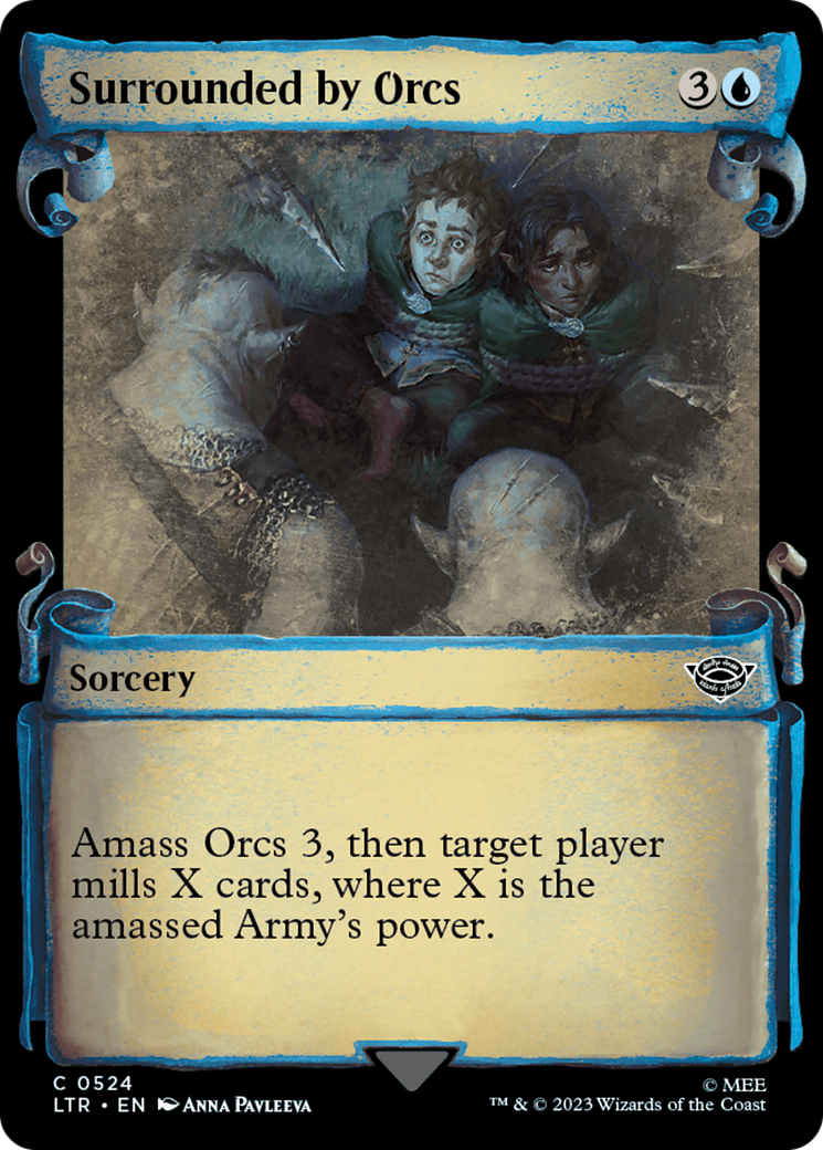 Surrounded by Orcs (LTR-524) - The Lord of the Rings: Tales of Middle-earth: (Showcase)