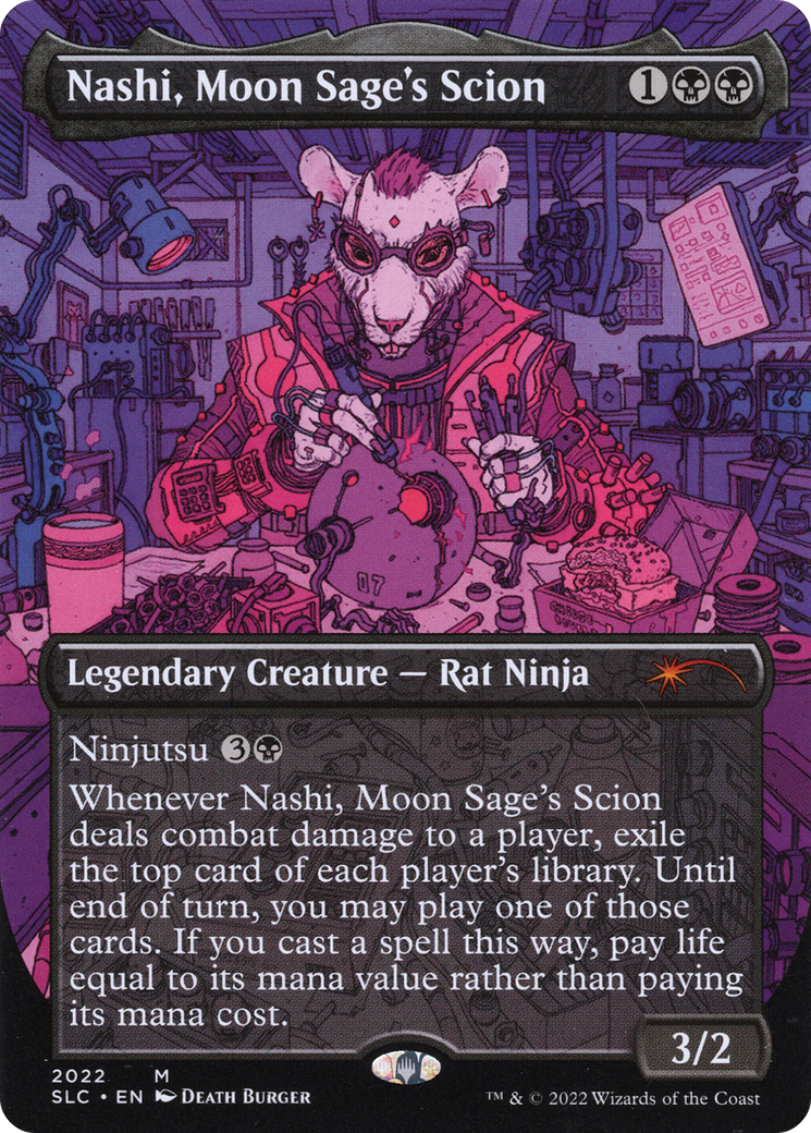 Nashi, Moon Sage's Scion (SLC-2022) - Secret Lair 30th Anniversary Countdown Kit (Borderless)