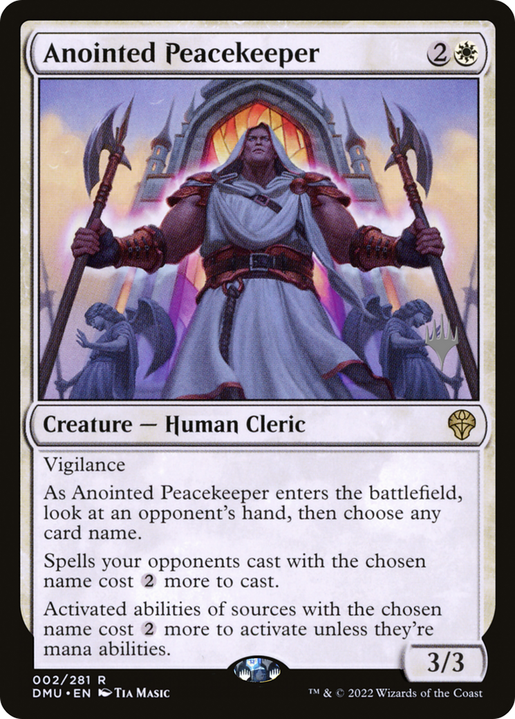 Anointed Peacekeeper (PPDMU-02P) - Dominaria United Promos