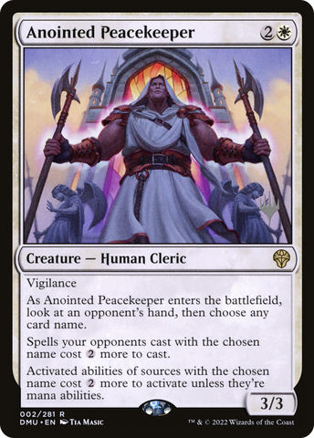 Anointed Peacekeeper (PPDMU-02P) - Dominaria United Promos