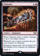 Chainsaw (PRE-128) - Duskmourn: House of Horror Promos Foil