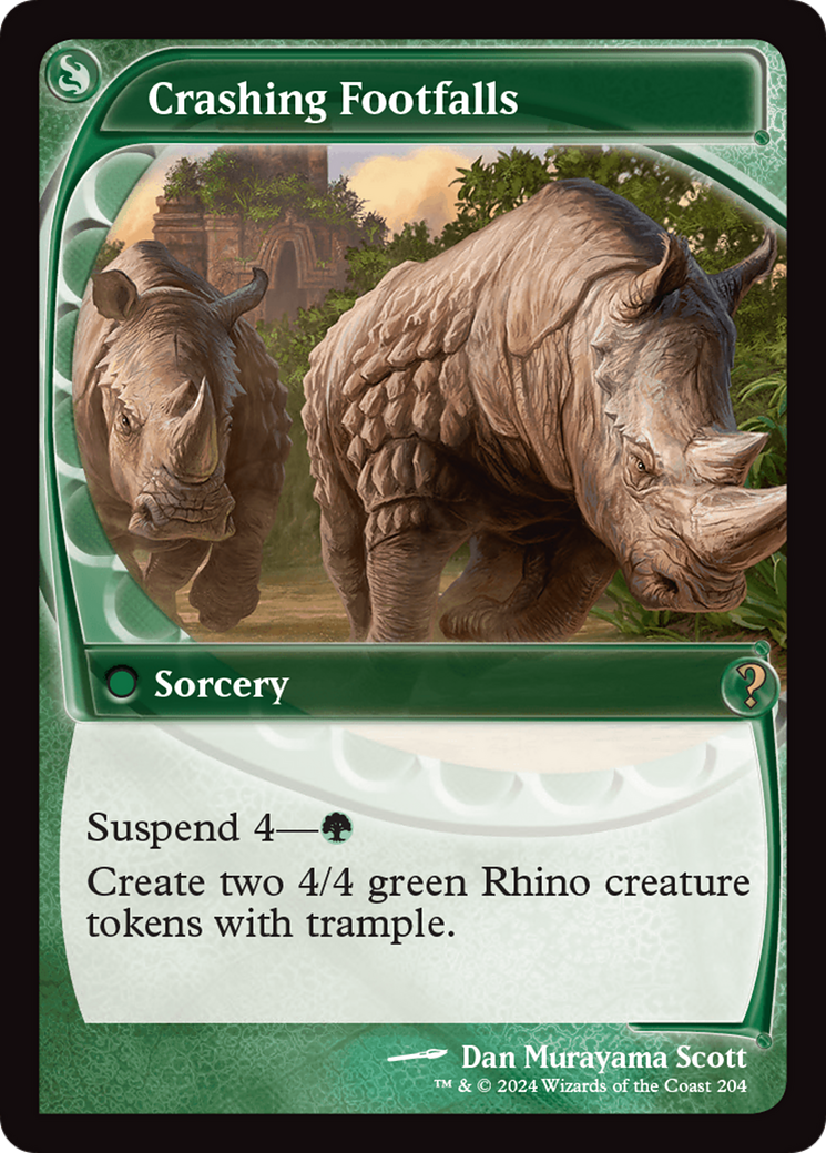 Crashing Footfalls (MB2-204) - Mystery Booster 2 Foil