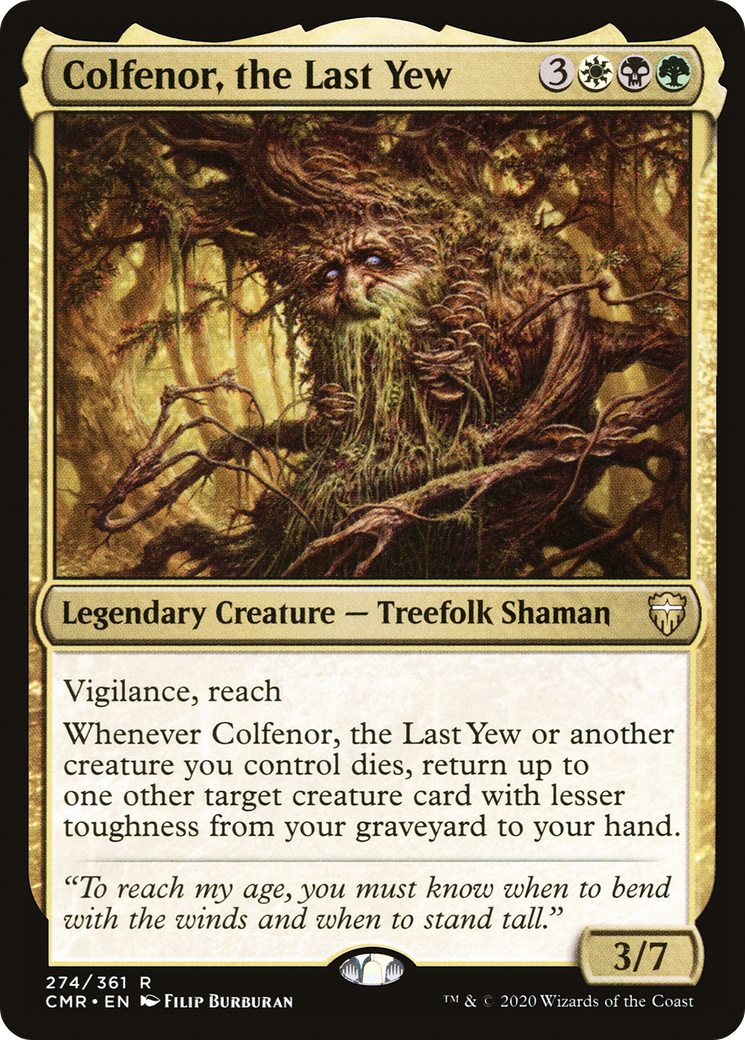 Colfenor, the Last Yew (CMR-274) - Commander Legends Foil