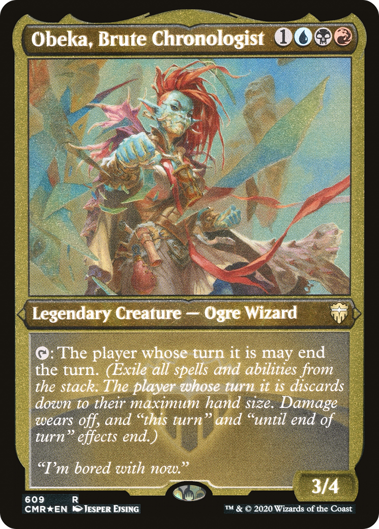 Obeka, Brute Chronologist (CMR-609) - Commander Legends Foil