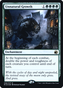 Unnatural Growth (PRE-206S) - Innistrad: Midnight Hunt Promos Foil