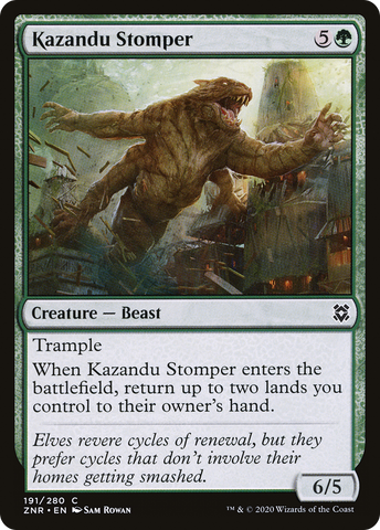 Kazandu Stomper (ZNR-191) - Zendikar Rising