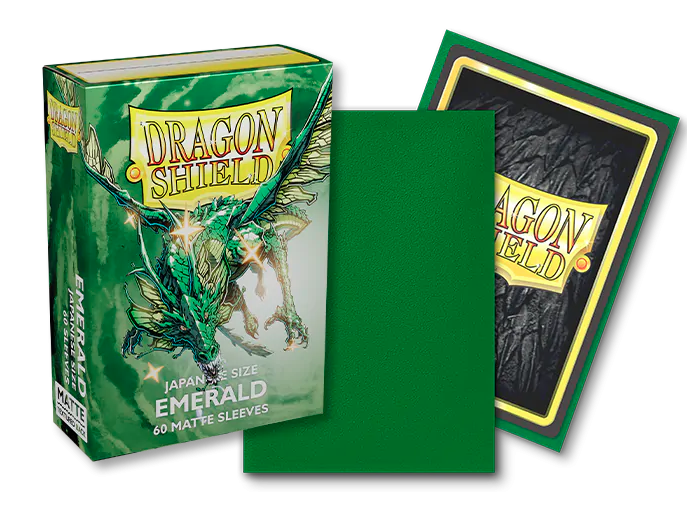 Dragon Shield Japanese Box 60 Emerald MATTE