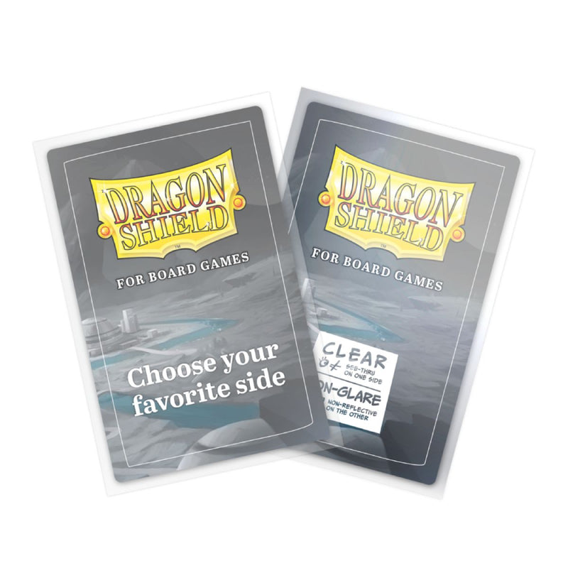 Dragon Shield Board Game Sleeves – Clear Non-Glare – Extra Large