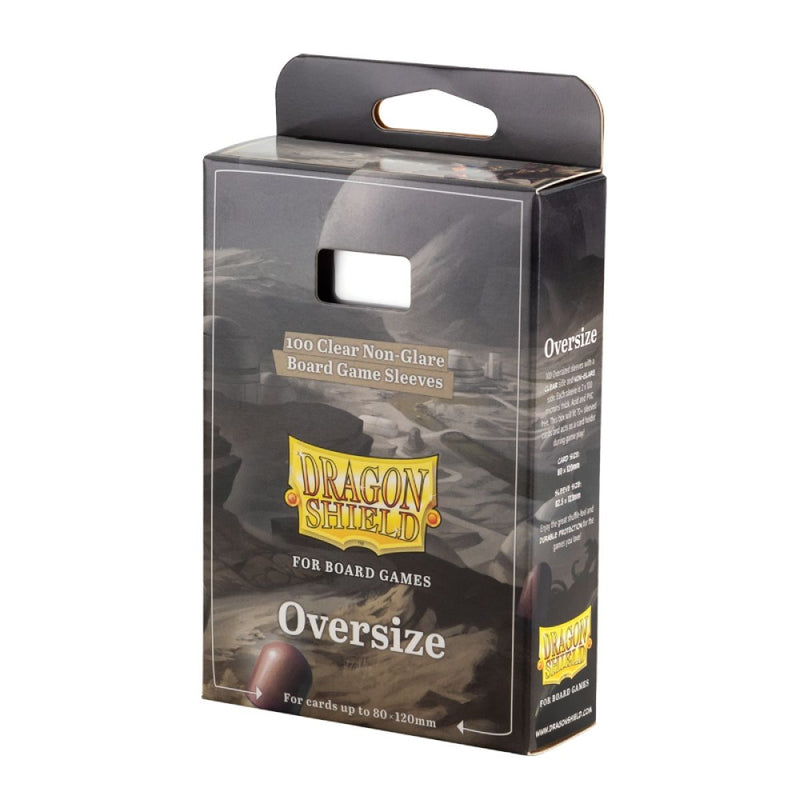 Dragon Shield Board Game Sleeves – Clear Non-Glare – Oversize