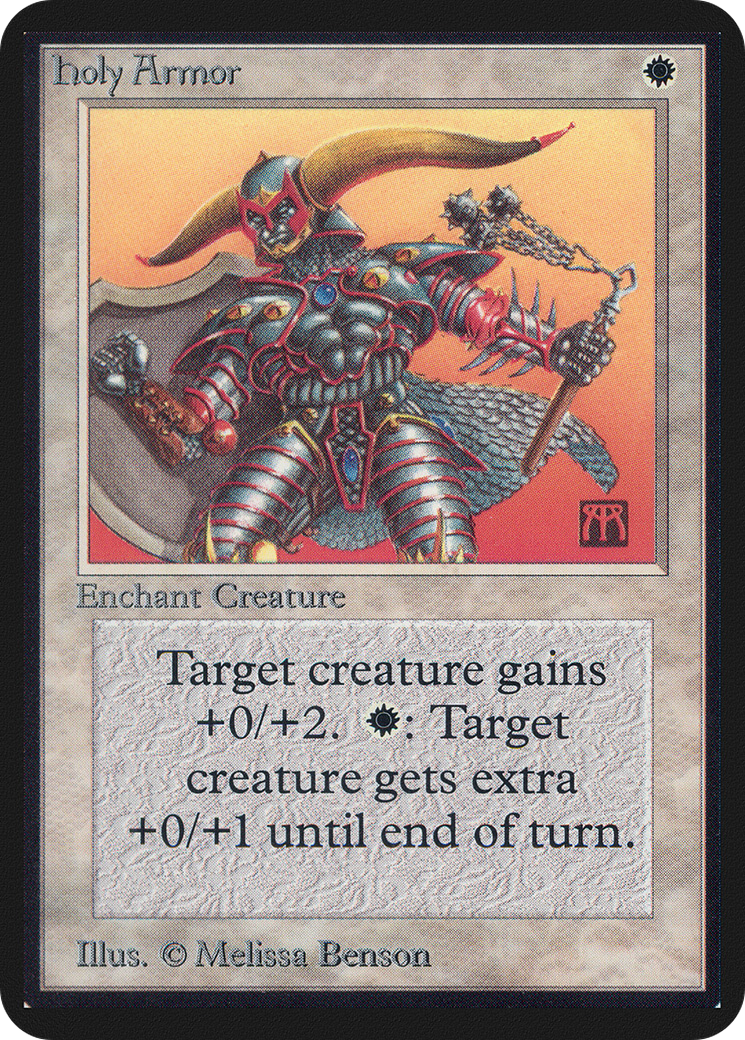 Holy Armor (LEA-023) - Limited Edition Alpha